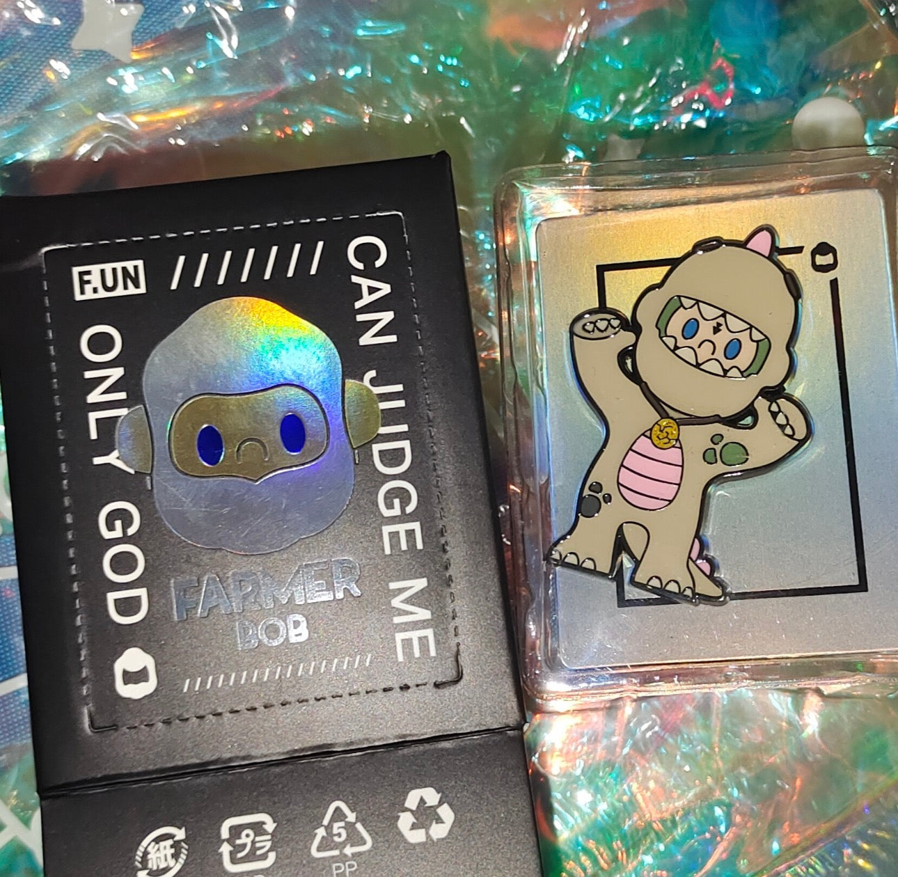 Farmer Bob Collectible series badge
