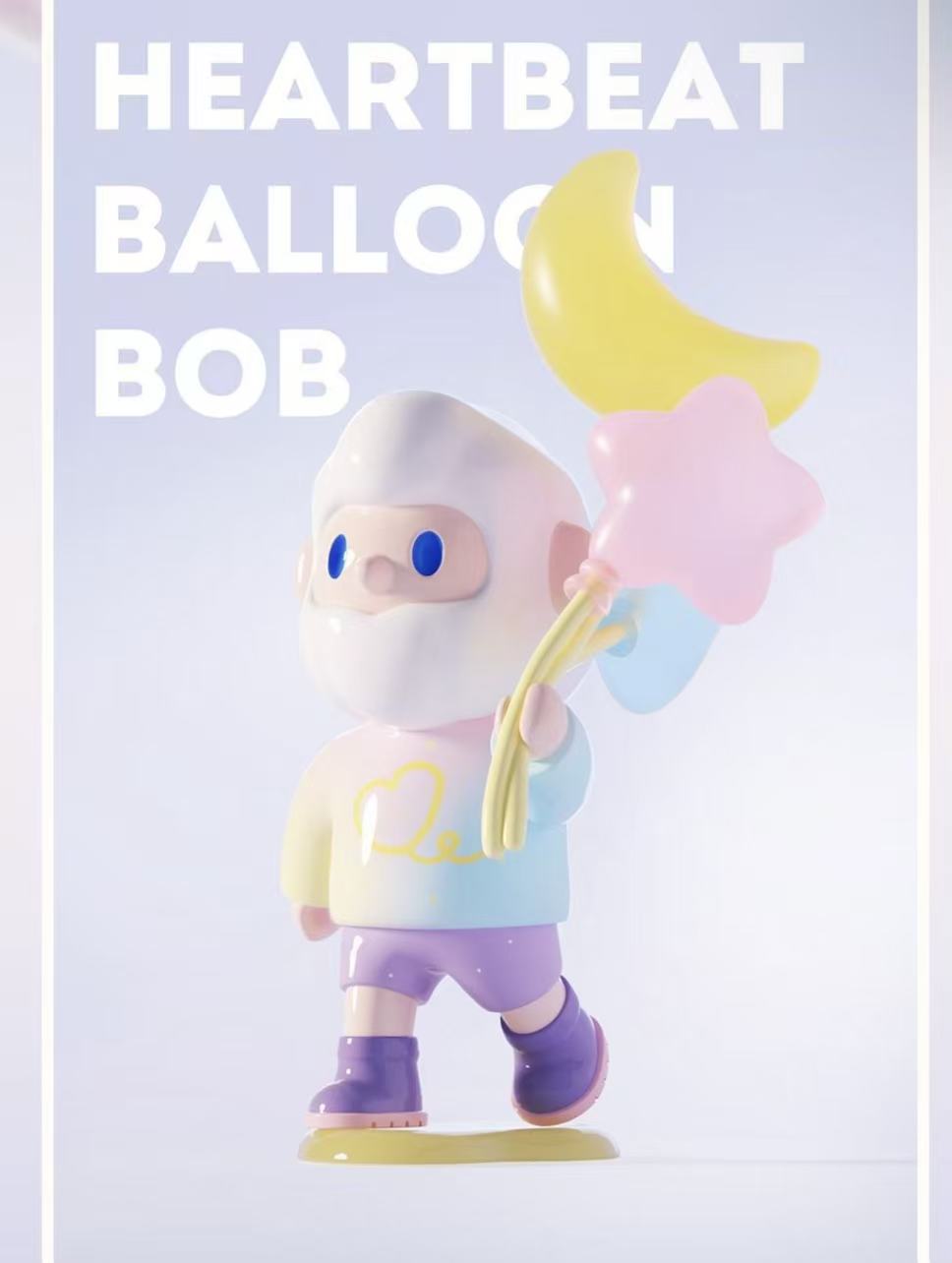 Heartbeat Balloon BOB Hangcard Brandnew