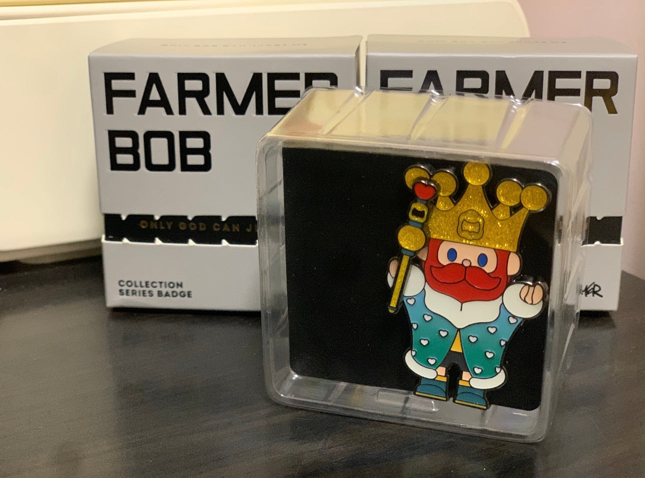 Farmer Bob Collection Series Badge