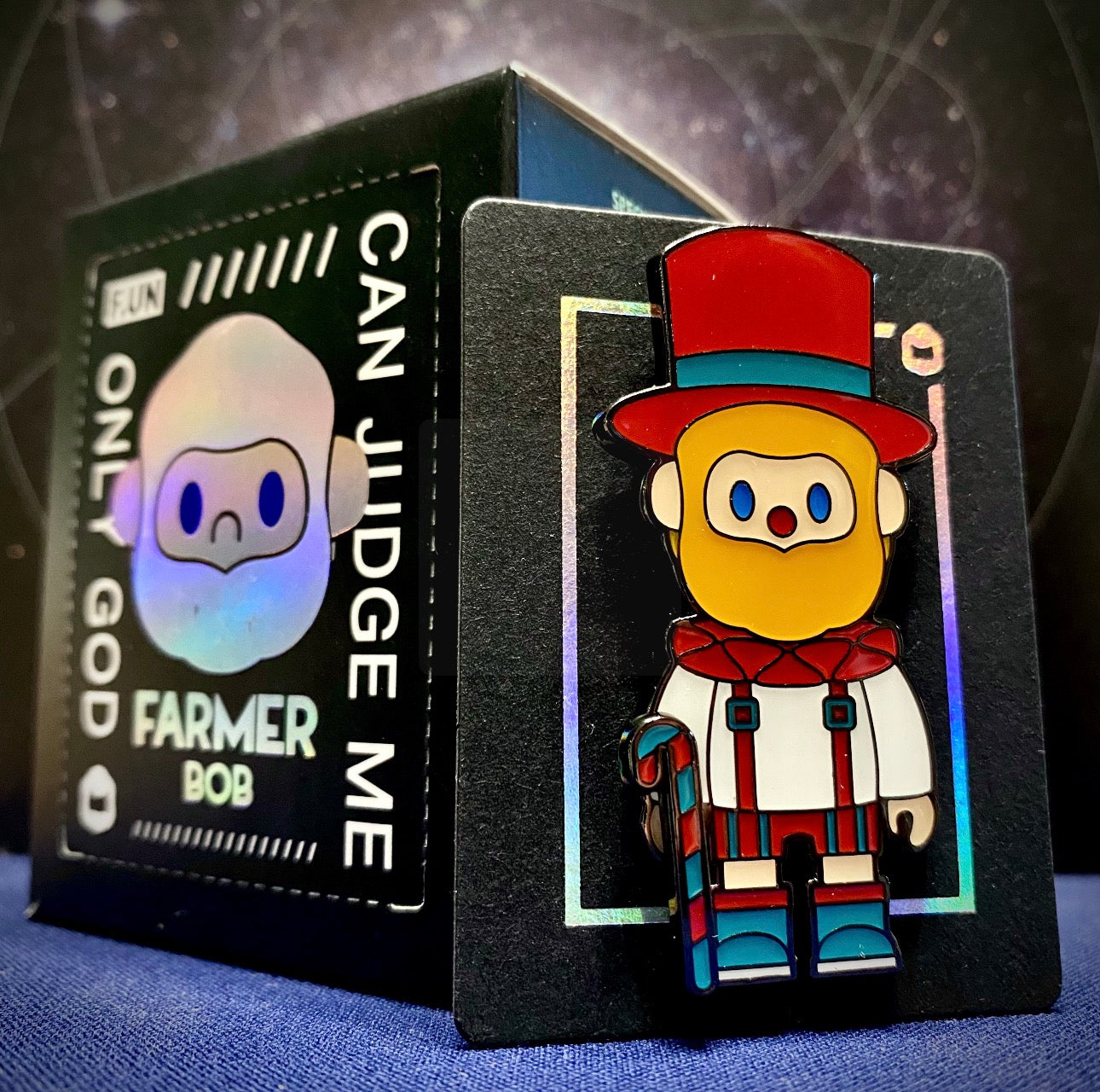 Farmer Bob Collectible series badge