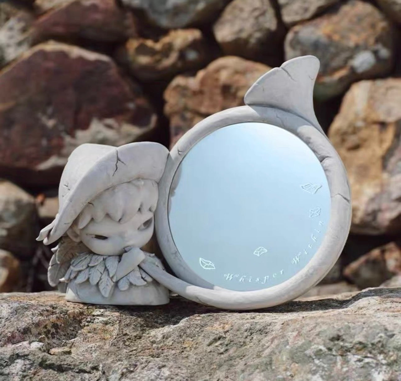 Hirono mirror  Horn Resin Jable Mirror