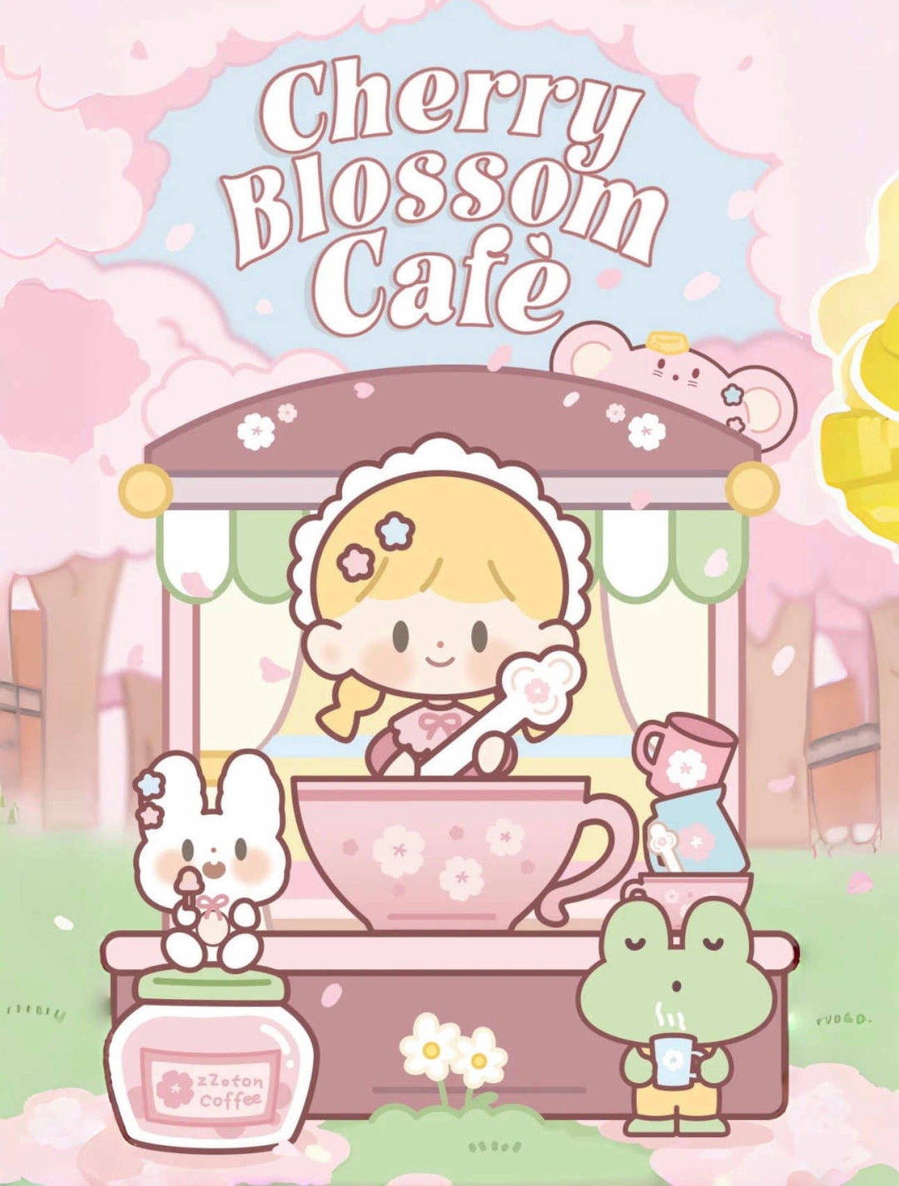 Zzoton Cherry Blossom Cafe (Confirmed whole set)