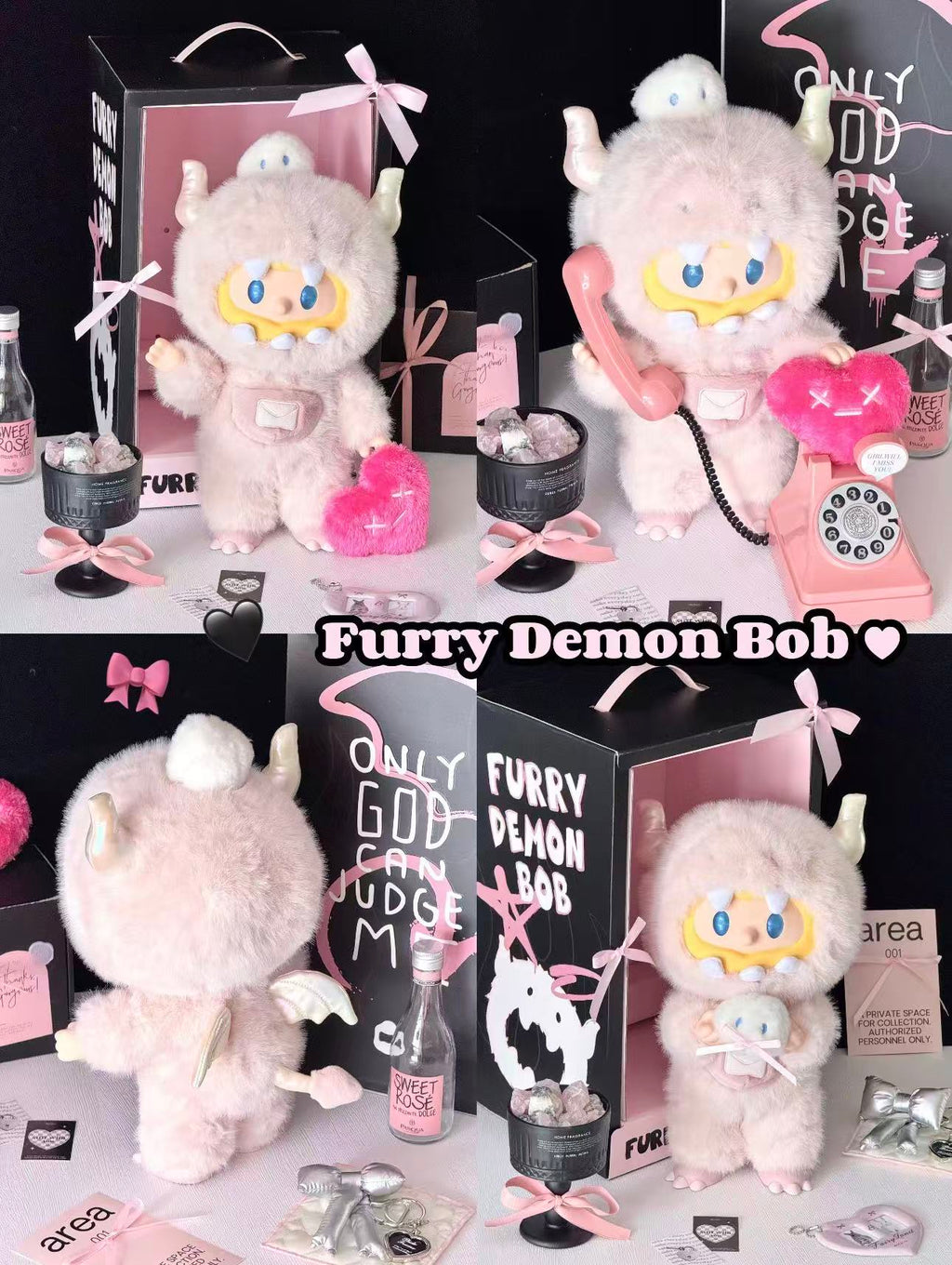 Furry Messenger Demon Bob  35CM  Brand new