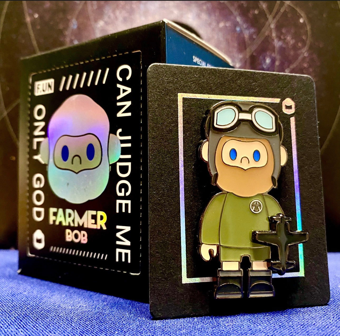 Farmer Bob Collectible series badge