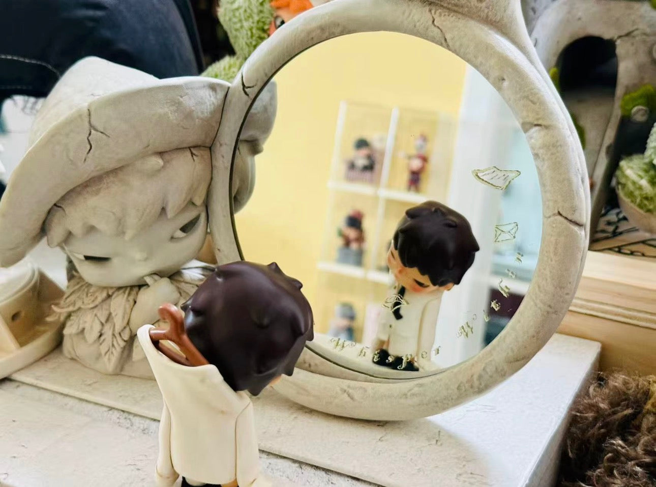 Hirono mirror  Horn Resin Jable Mirror