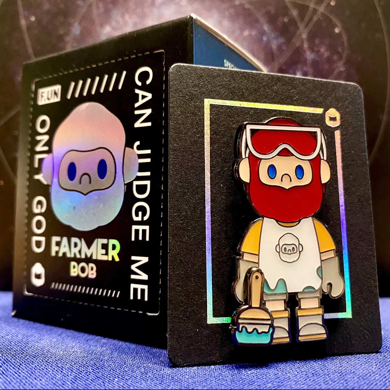 Farmer Bob Collectible series badge