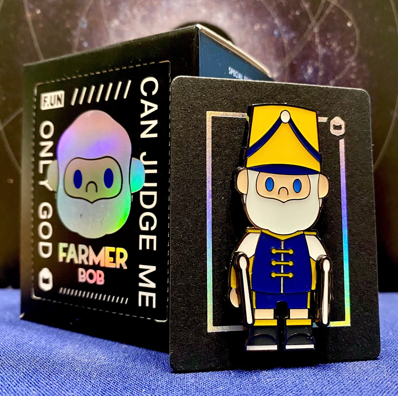 Farmer Bob Collectible series badge
