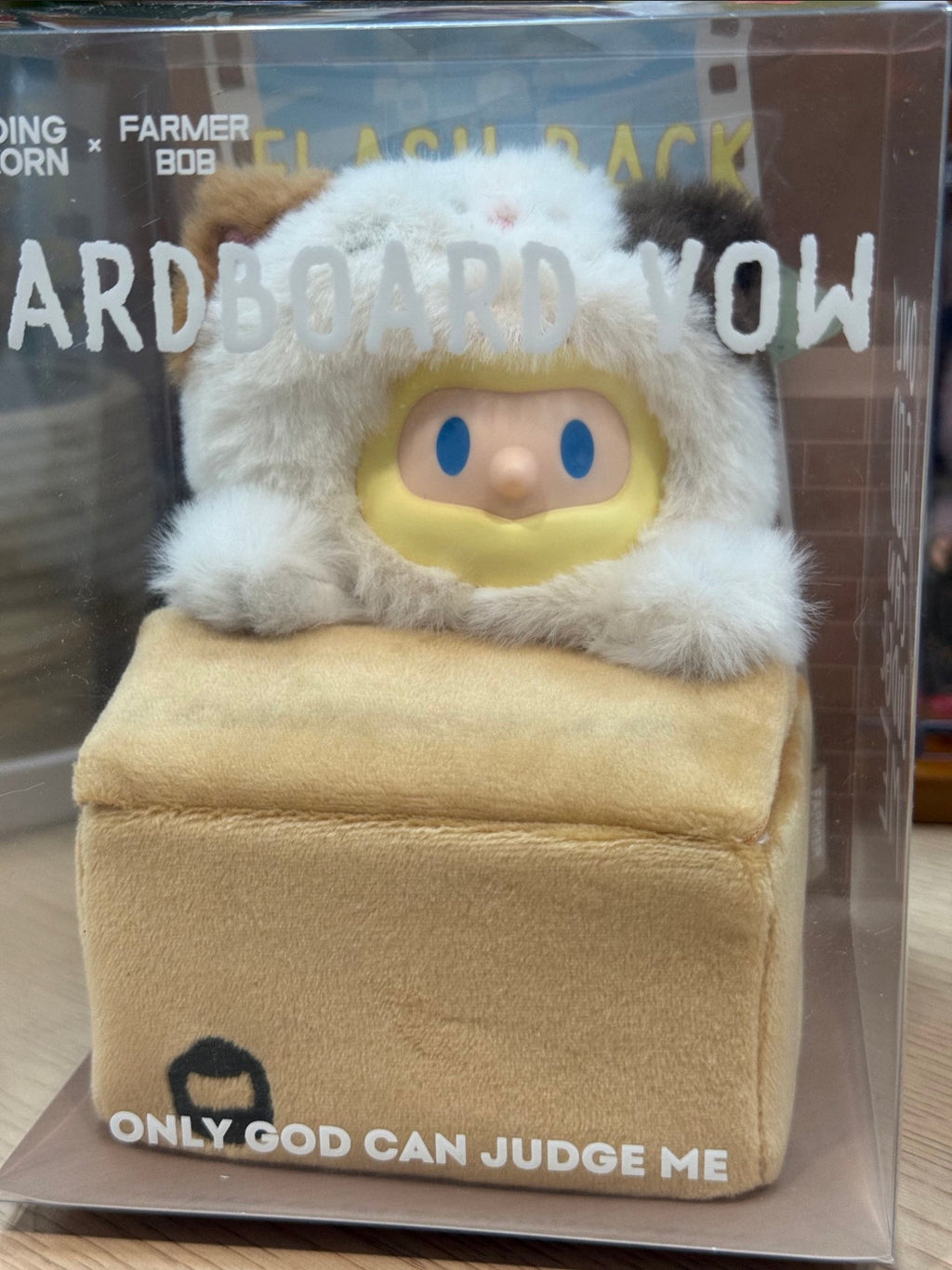 Farmer Bob Plush Ornament - Cardboard vow