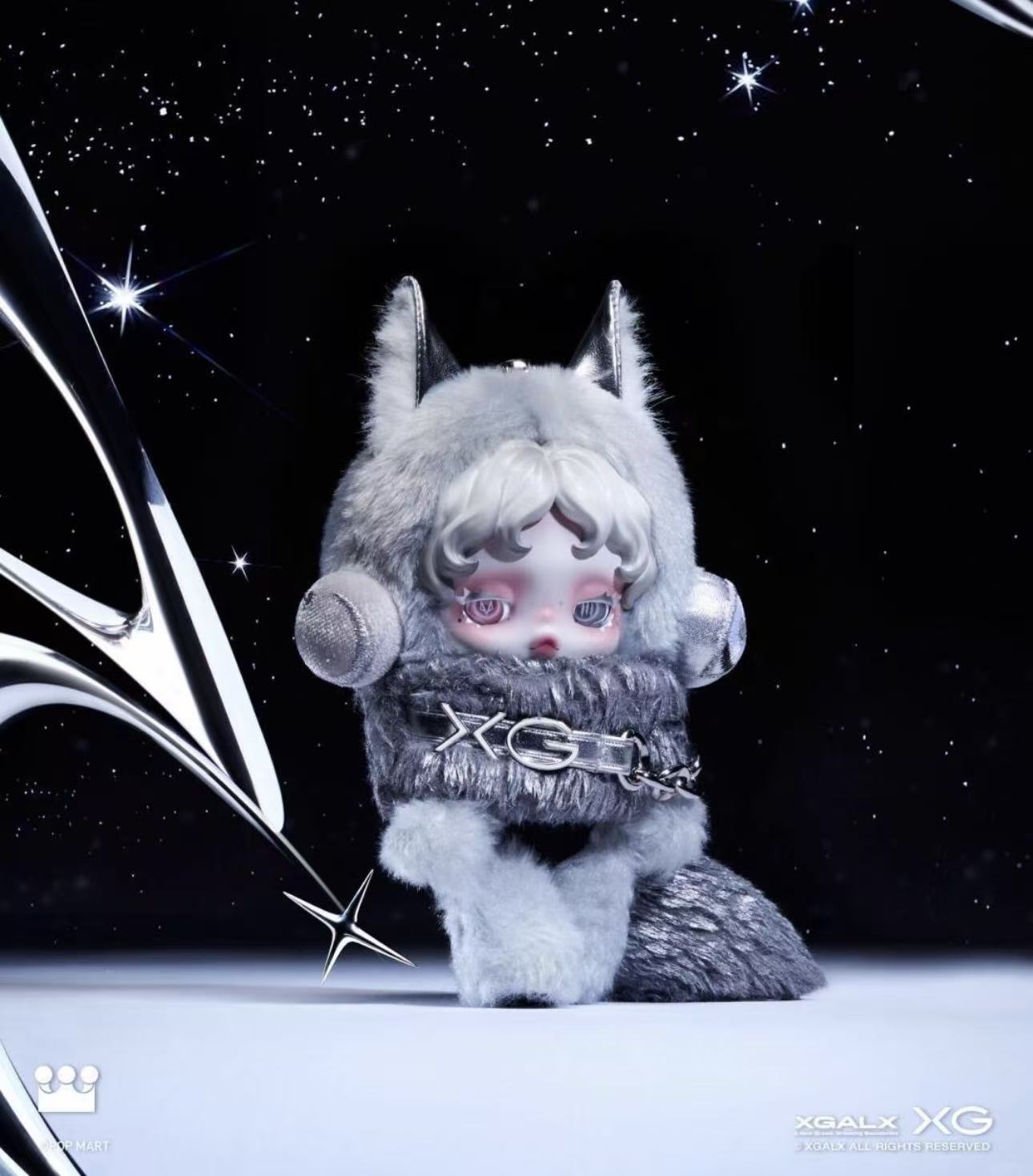 XG Plush Doll Pendant x Skull Panda