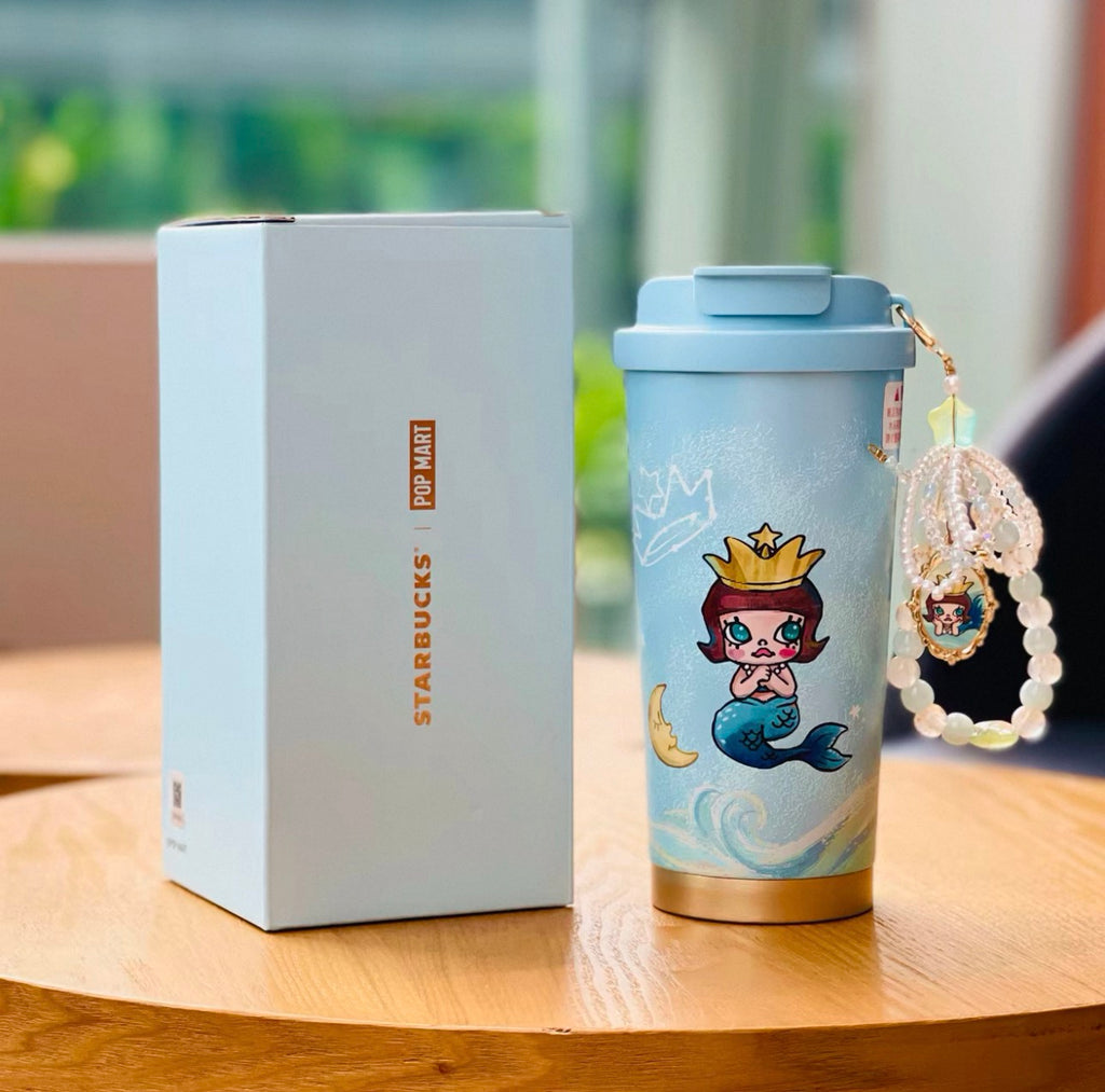 Starbucks X Popmart Molly dreamy ocean mug bottle